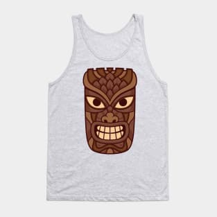 Funny Tribal Tiki Head Tank Top